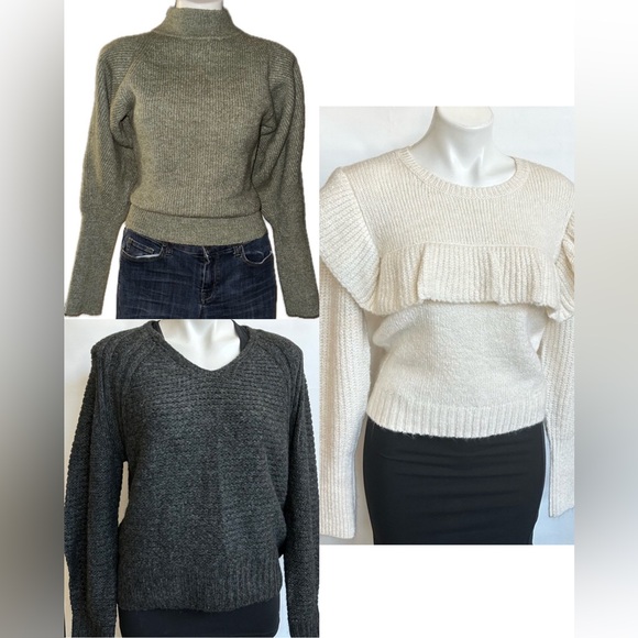 Sweaters - NWT. 3 Sweaters Bundle Pull Over X-SMALL